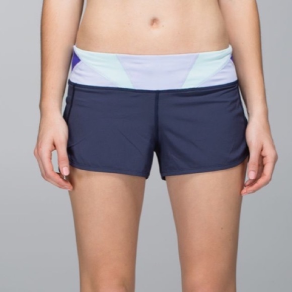 Speed Short *4-way Stretch 2.5" Navy blue 10 - Picture 2 of 8